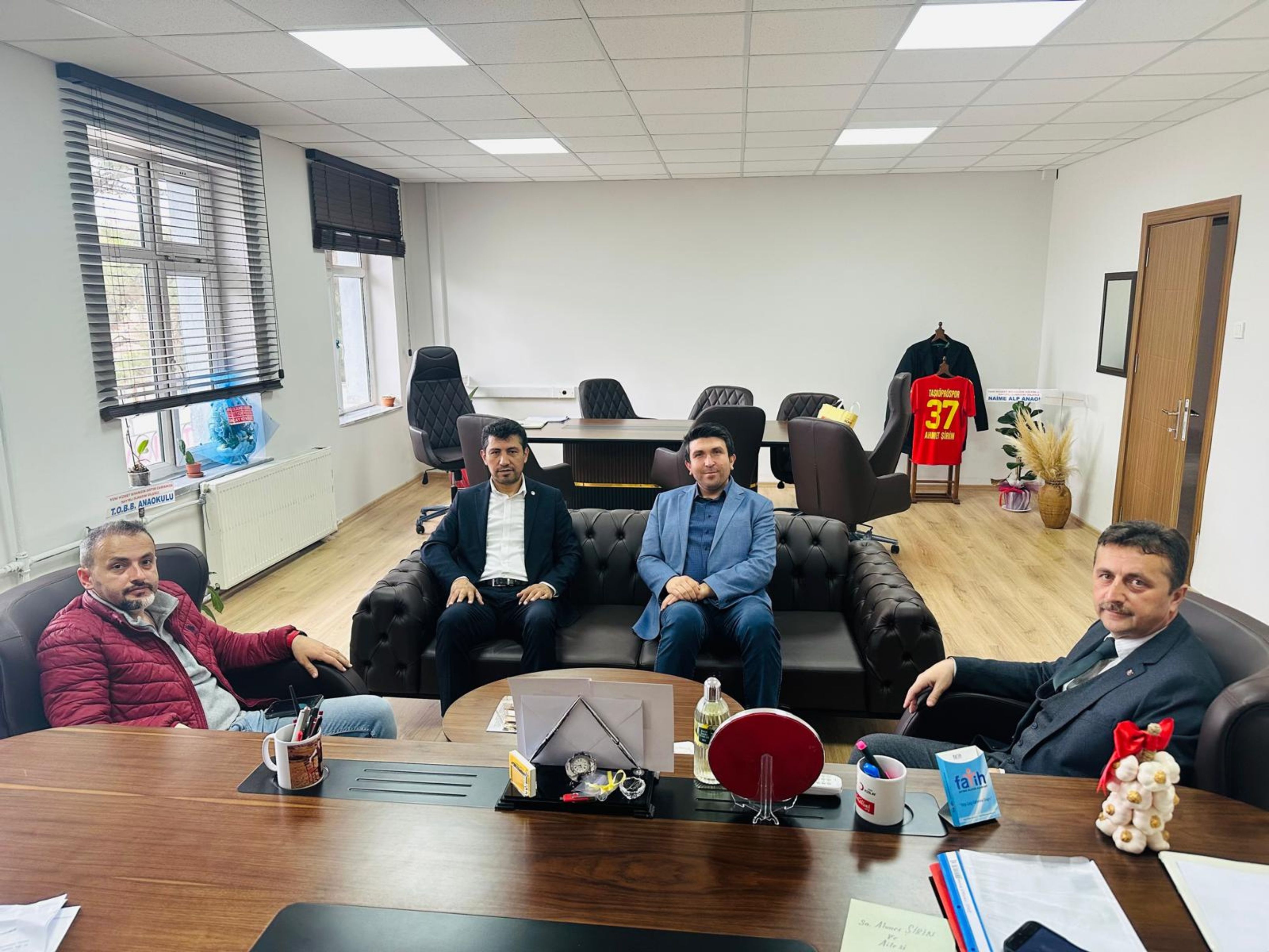 Taşköprü MYO’dan İlçe Milli Eğitim Müdürlüğü’ne Nezaket Ziyareti