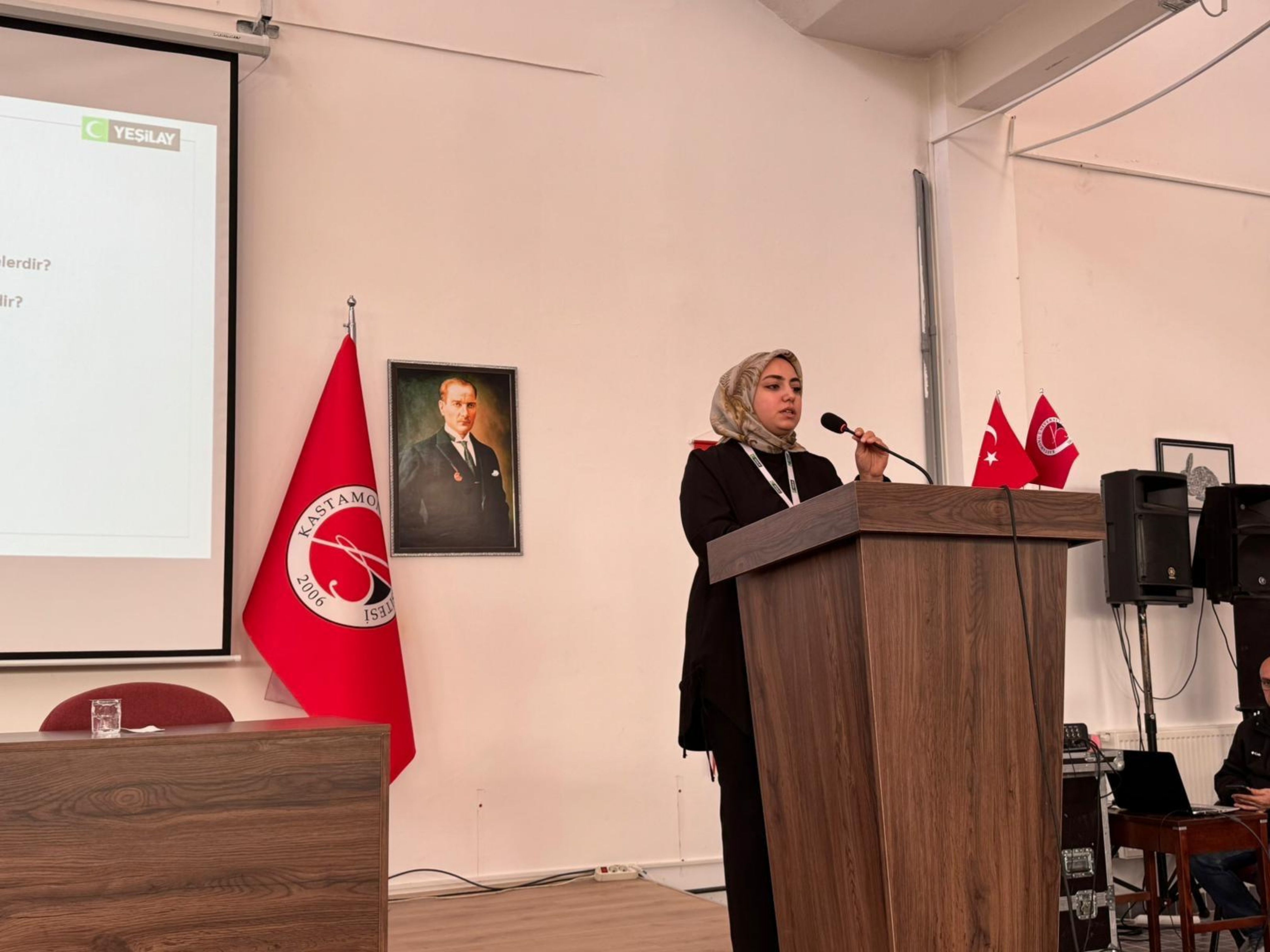 Taşköprü MYO’da Bağımlılıkla Mücadele Paneli: Yeşilay’dan Öğrencilere Farkındalık Eğitimi